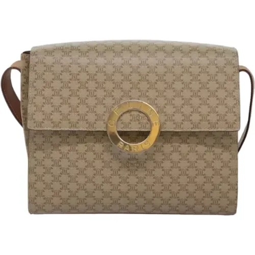 Pre-owned Canvas celine-bags , female, Sizes: ONE SIZE - Celine Vintage - Modalova