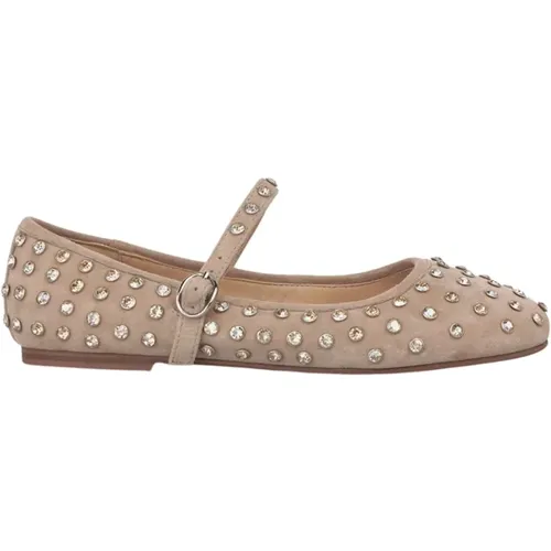 Ballerina suede studs , female, Sizes: 6 UK, 7 UK, 3 UK, 8 UK, 5 UK, 4 UK - Alma en Pena - Modalova