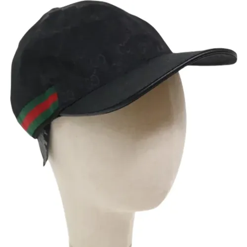 Pre-owned Canvas hats , female, Sizes: ONE SIZE - Gucci Vintage - Modalova