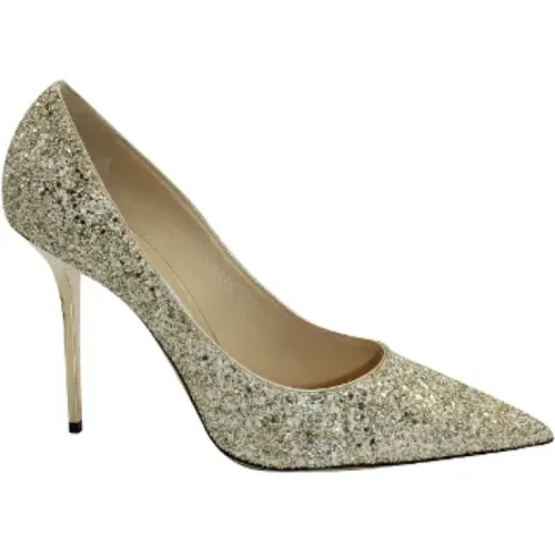 Pre-owned Leather heels , female, Sizes: 10 UK - Jimmy Choo Pre-owned - Modalova