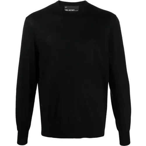 Schwarze Pullover für Männer , Herren, Größe: 2XL - Neil Barrett - Modalova