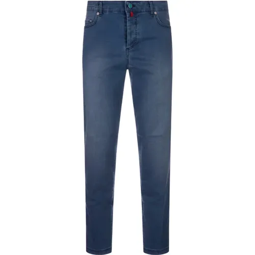 Tapered Denim Jeans , male, Sizes: W33, W40, W42, W32, W34, W31, W38 - Kiton - Modalova