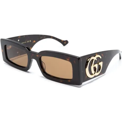 Gg1425S 002 Sonnenbrille , Damen, Größe: 53 MM - Gucci - Modalova