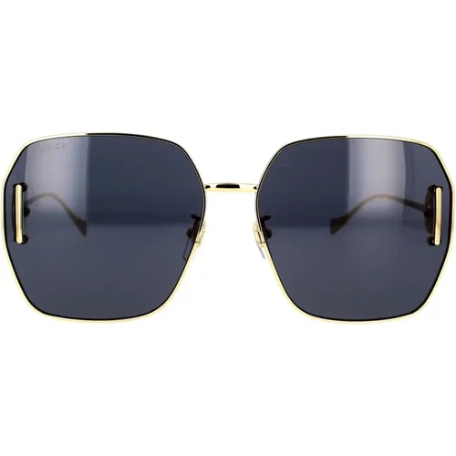 Gg1207Sa 002 Sunglasses , female, Sizes: 64 MM - Gucci - Modalova