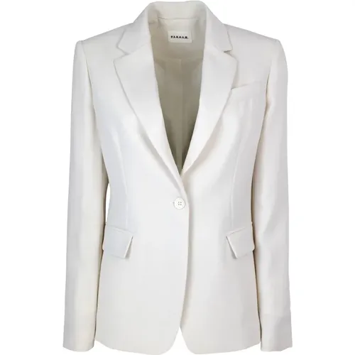 Classic Cream Jacket , female, Sizes: XS - P.a.r.o.s.h. - Modalova