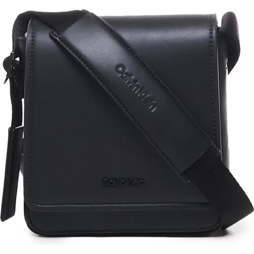 Schwarze Nylon Tasche mit Reversverschluss - Calvin Klein - Modalova