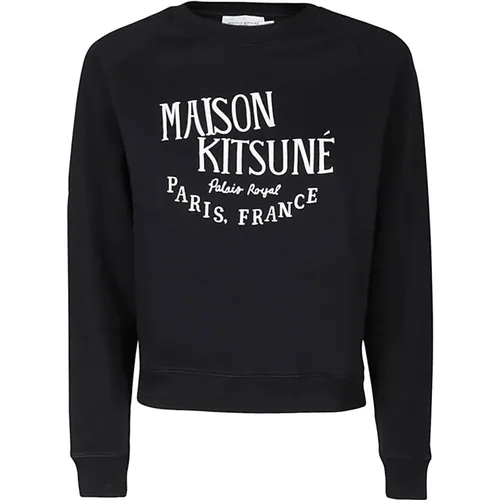 Logo Sweatshirt , female, Sizes: XS, L, M - Maison Kitsuné - Modalova