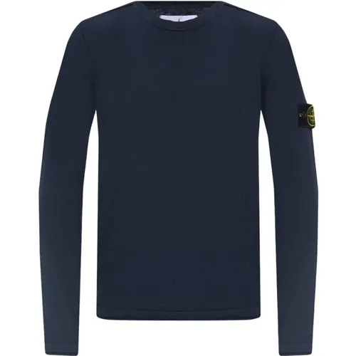 Pullover mit Logo , Herren, Größe: XL - Stone Island - Modalova