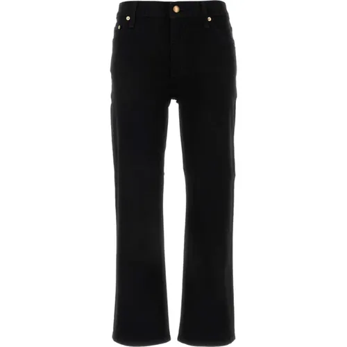 Stretch Schwarze Denim Jeans , Damen, Größe: W27 - TORY BURCH - Modalova