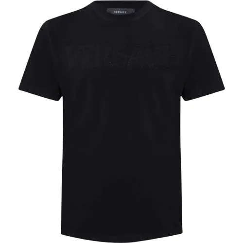 T-Shirt , male, Sizes: M - Versace - Modalova