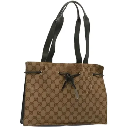 Pre-owned Canvas gucci-bags , female, Sizes: ONE SIZE - Gucci Vintage - Modalova