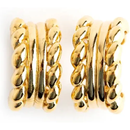 Pre-owned Metal earrings , female, Sizes: ONE SIZE - Dior Vintage - Modalova