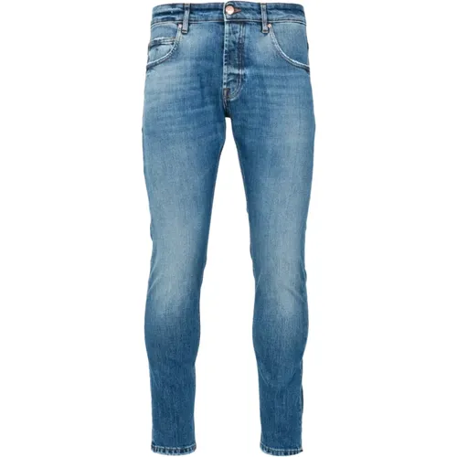 Dunkle Stretch-Denim Yaren Jeans , Herren, Größe: W31 - Don The Fuller - Modalova