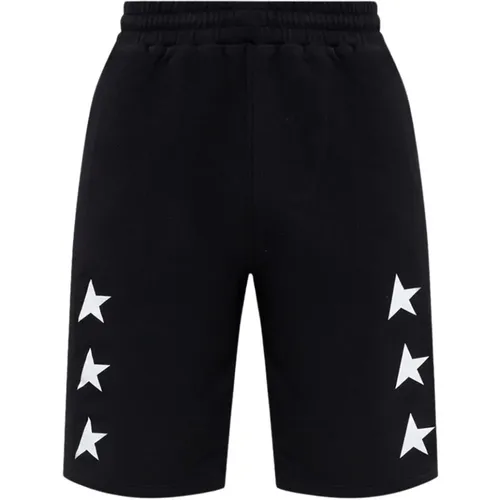 Shorts mit Logo , Herren, Größe: XL - Golden Goose - Modalova