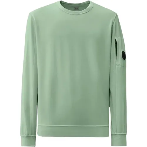Agave Grüner Sweatshirt - Zeitloser und Raffinierter Stil , Herren, Größe: 2XL - C.P. Company - Modalova