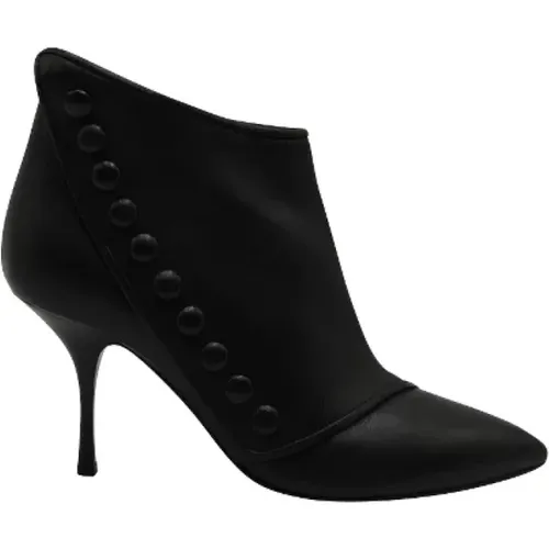 Pre-owned Leather boots , female, Sizes: 5 1/2 UK - Giuseppe Zanotti Pre-owned - Modalova