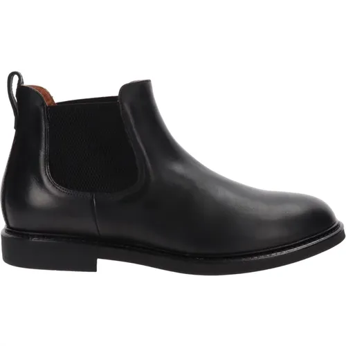 Leather Men Ankle Boots , male, Sizes: 10 UK, 6 UK, 7 UK - Nerogiardini - Modalova