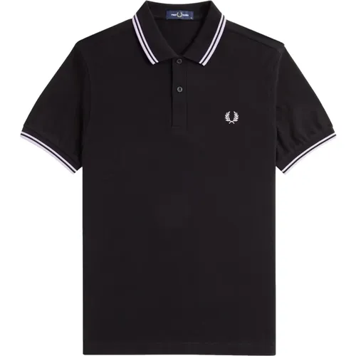 Slim Fit Twin Tipped Polo , Herren, Größe: L - Fred Perry - Modalova