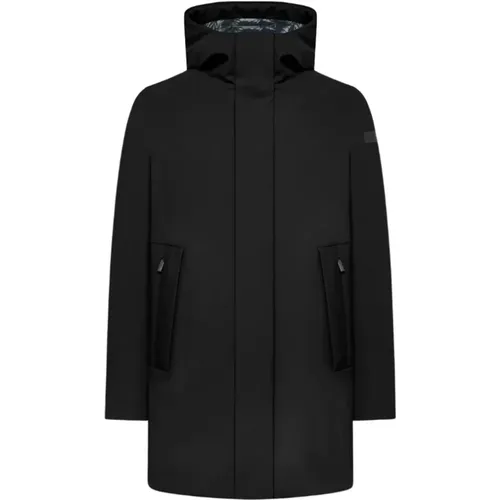 Schwarze Winter Eskimo Jacke , Herren, Größe: S - RRD - Modalova