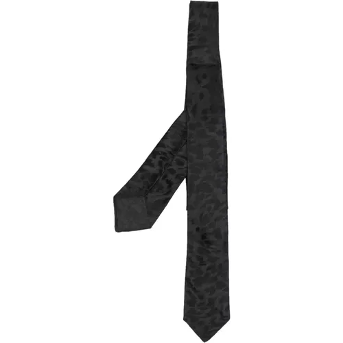 Classic Silk Tie , male, Sizes: ONE SIZE - Saint Laurent - Modalova