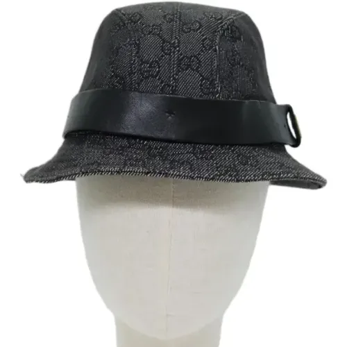 Pre-owned Canvas hats , female, Sizes: ONE SIZE - Gucci Vintage - Modalova