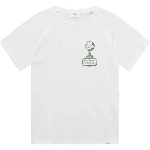 Raglanärmel Baumwoll T-Shirt , Herren, Größe: S - Les Deux - Modalova