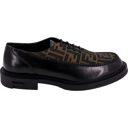 Men's Shoes Laced Aw23 , male, Sizes: 7 UK, 9 UK, 6 UK - Fendi - Modalova