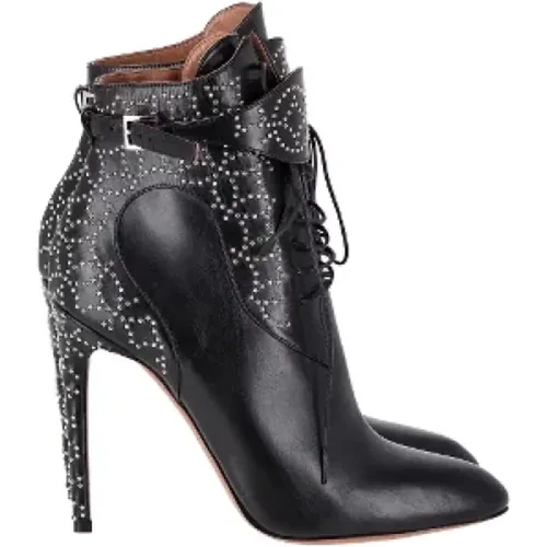 Pre-owned Leather boots , female, Sizes: 5 UK - Alaïa Pre-owned - Modalova