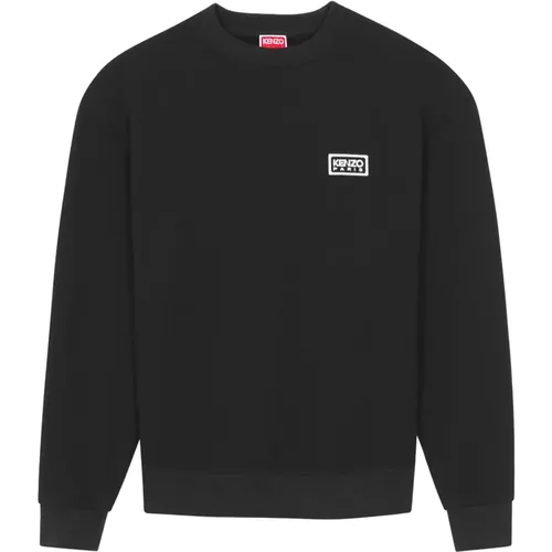 Classic Sweater with Small Logo , male, Sizes: M, XL, S - Kenzo - Modalova