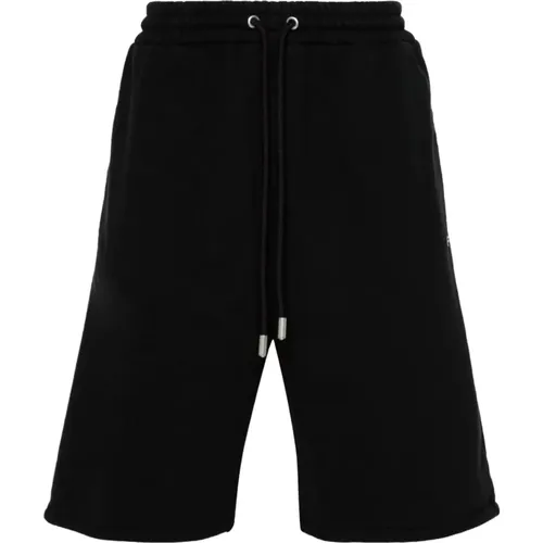 Diag-Streifen Baumwoll-Skate-Shorts , Herren, Größe: M - Off White - Modalova