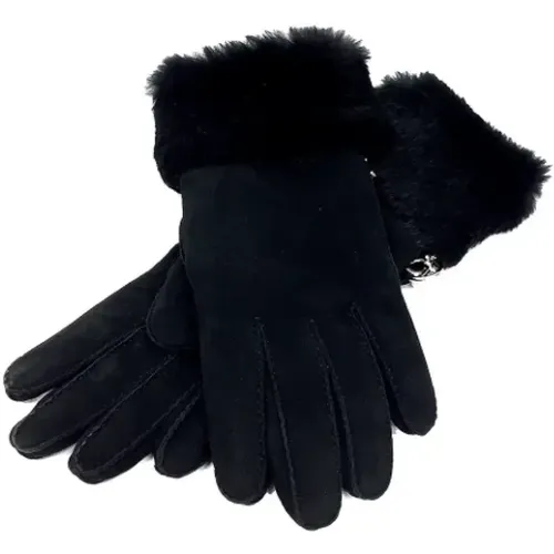 Pre-owned Suede gloves , unisex, Sizes: ONE SIZE - Hermès Vintage - Modalova