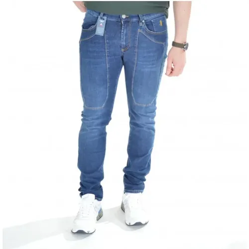 Men`s Slim Fit Denim Jeans , male, Sizes: W36 - Jeckerson - Modalova