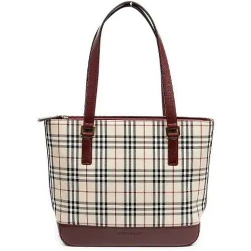 Pre-owned Canvas totes , female, Sizes: ONE SIZE - Burberry Vintage - Modalova