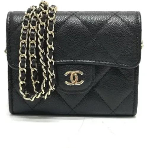 Pre-owned Leather wallets , female, Sizes: ONE SIZE - Chanel Vintage - Modalova