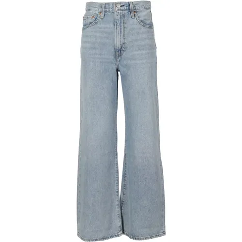 Levi's , Wide Leg Ribcage Jeans , female, Sizes: W27, W25 - Levis - Modalova