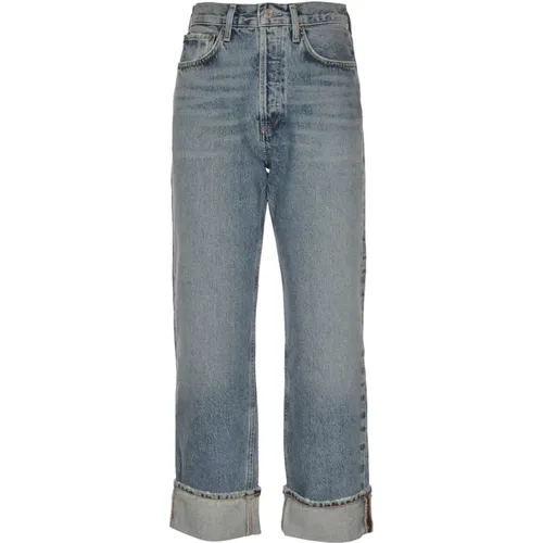Gerades Jeans , Damen, Größe: W26 - Agolde - Modalova