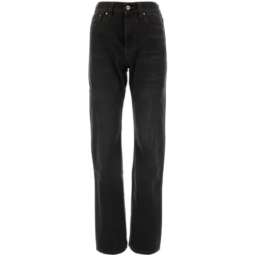 Stylische Schwarze Denim Jeans , Damen, Größe: W27 - Y/Project - Modalova