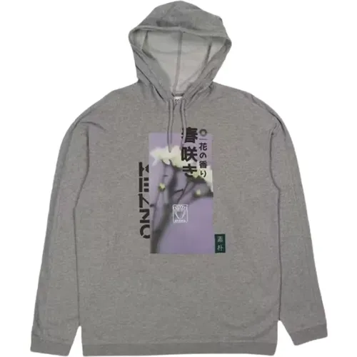 Grafischer Print Hoodie , Herren, Größe: S - Kenzo - Modalova