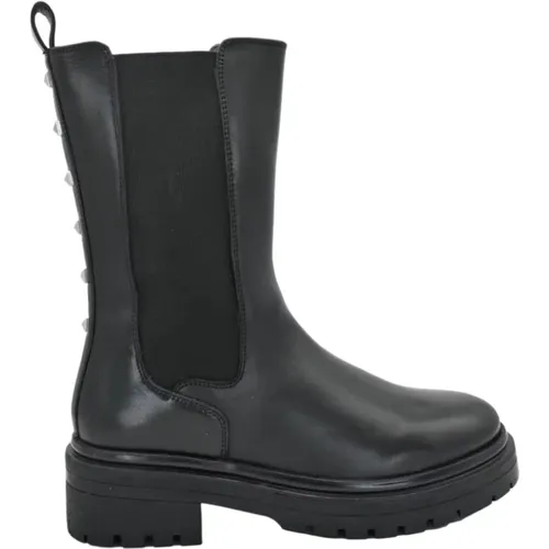 Combat Leather Boots - Carmen , female, Sizes: 3 UK, 5 UK, 7 UK, 6 UK, 8 UK - Apepazza - Modalova