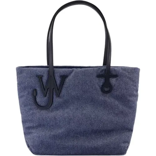 Anchor Shopper Bag - Suede Leather , female, Sizes: ONE SIZE - JW Anderson - Modalova