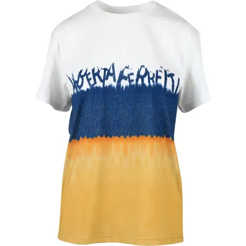 T-Shirt , Damen, Größe: XS - alberta ferretti - Modalova