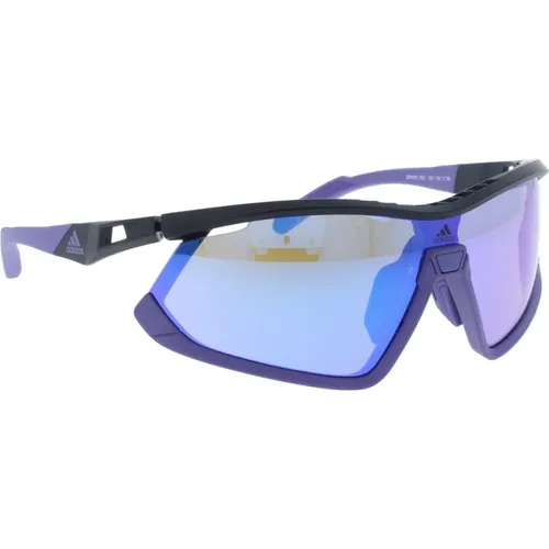 Blaue Spiegel Sonnenbrille Adidas - Adidas - Modalova
