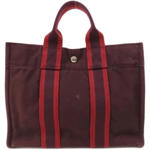 Pre-owned Fabric totes , female, Sizes: ONE SIZE - Hermès Vintage - Modalova