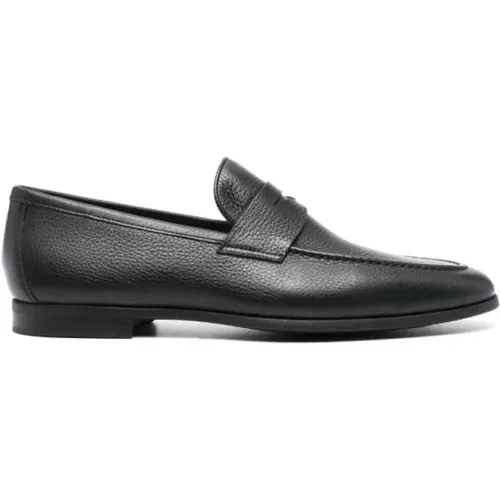 Leather Penny Slot Loafers , male, Sizes: 6 UK - Magnanni - Modalova