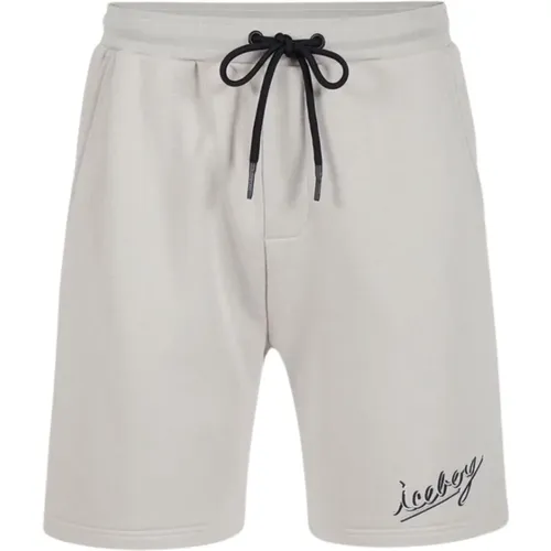 Light Grey Shorts , male, Sizes: XL, L, M, S - Iceberg - Modalova