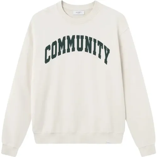 Classic College Lettering Sweatshirt , male, Sizes: L, M, S, XL - Les Deux - Modalova