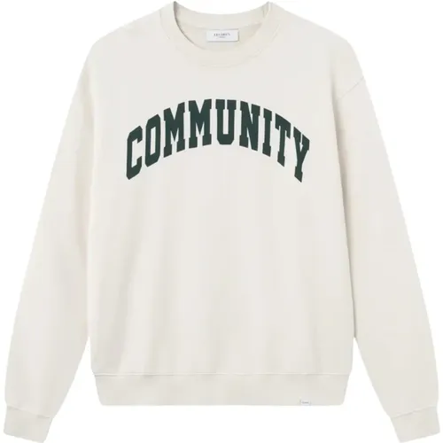 Classic College Lettering Sweatshirt , male, Sizes: M, XL - Les Deux - Modalova