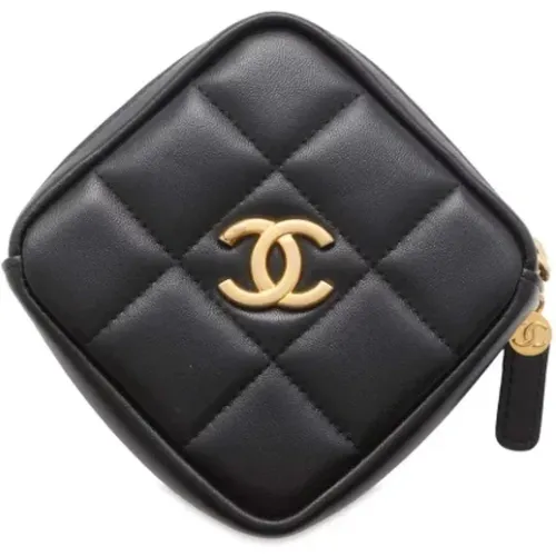 Pre-owned Leather pouches , female, Sizes: ONE SIZE - Chanel Vintage - Modalova