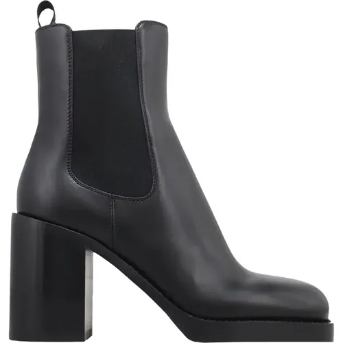 Leather Boots , female, Sizes: 7 UK, 4 UK - Prada - Modalova