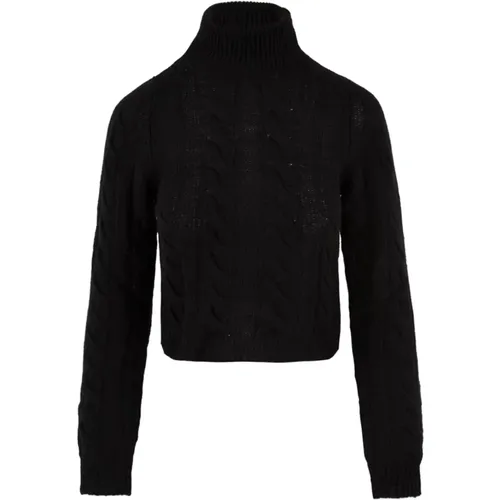 Schwarze Pullover für Frauen , Damen, Größe: S - Solotre - Modalova